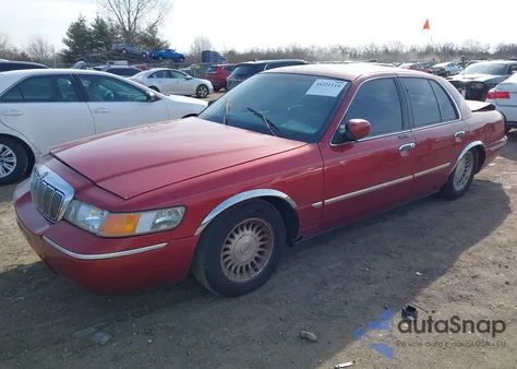 1999 Mercury Grand Marquis Ls from USA, damaged, VIN 2MEFM75W9XX615144